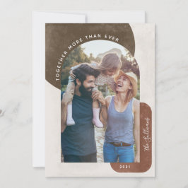 Tarjeta Festiva Arco de Terracotta Juntos Más Que Nunca Foto