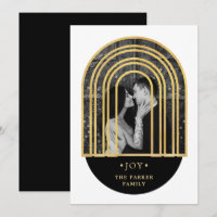 Arco dorado | Foto de Navidades blancos y negros