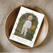 Arco fotográfico de las luces navideñas vintage