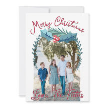 Arco fotográfico de Merry Christmas Holly Berry Pe