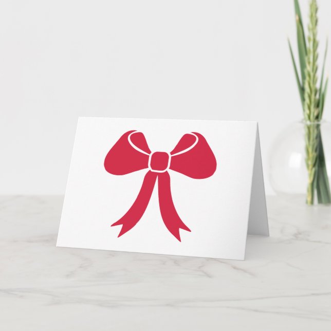 Tarjeta Festiva Arco rojo (Anverso)