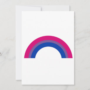 Tarjeta Festiva Arcoíris Bisexual