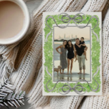 Arcos de color de agua grises y foto del tema verd