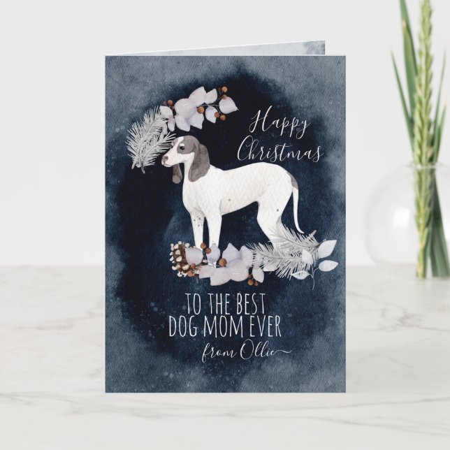 Tarjeta Festiva Ariègeois personalizada Scent Hound (Anverso)