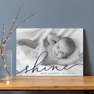 Tarjeta Festiva Armada   Guión Shine Hanukkah Foto