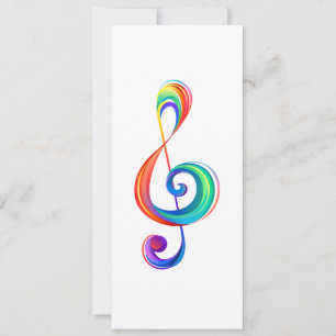 Tarjeta Festiva Arroyo arcoiris estratificado