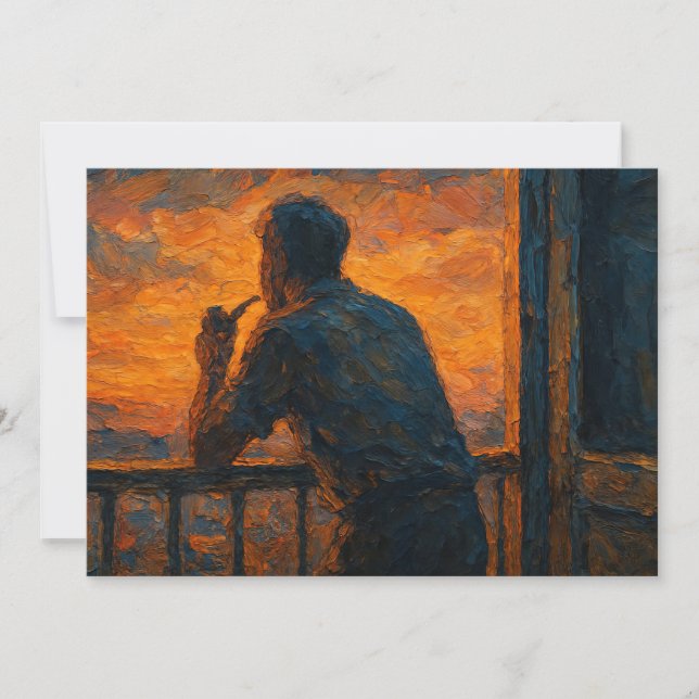 Tarjeta Festiva Art of Pipe (Happiness #3) (Anverso)