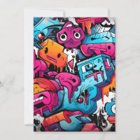Arte callejero de graffiti urbano Splash