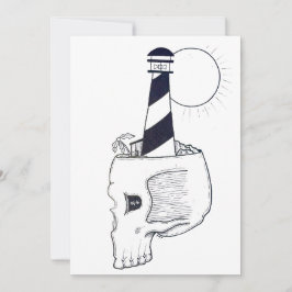 Tarjeta Festiva arte craneal