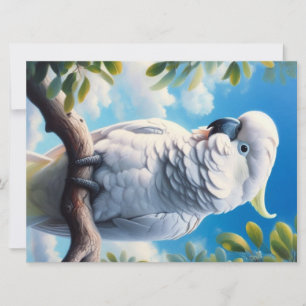 Tarjeta Festiva Arte de Cockatoo