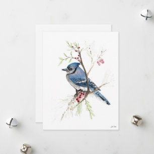 Tarjeta Festiva Arte de Jay Azul