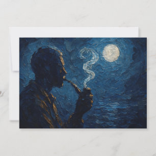 Tarjeta Festiva Arte de la pipa (Felicidad #2)