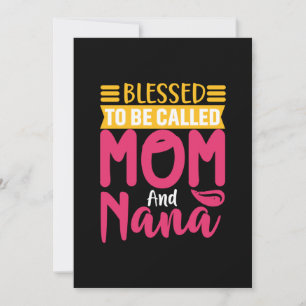 Tarjeta Festiva Arte de madre mamá y nana