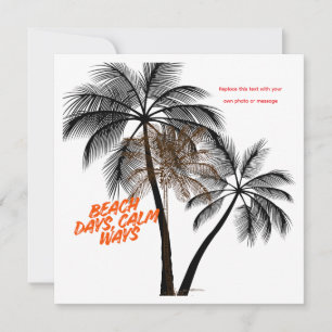 Tarjeta Festiva Arte de Motivación de Palma – Totalmente Personali