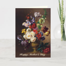 Tarjeta Festiva Arte de Naturaleza Muerta Clásica y Elegante de lo