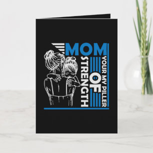Tarjeta Festiva Arte de palabras de inspiración para mamá linda ag