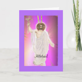 Tarjeta Festiva ¡Arte de Pascua, Aleluia!