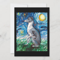 Arte de perros con marionetas de la noche Starry d