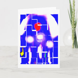 Tarjeta Festiva Arte de refugio alienígena