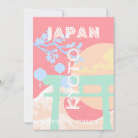 Arte de viajes pastoral de Japón de Kyoto