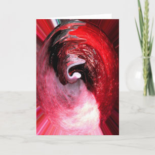 Tarjeta Festiva arte del planeta rojo