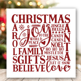 Tarjeta Festiva Arte en el metro de navidades | Diversión