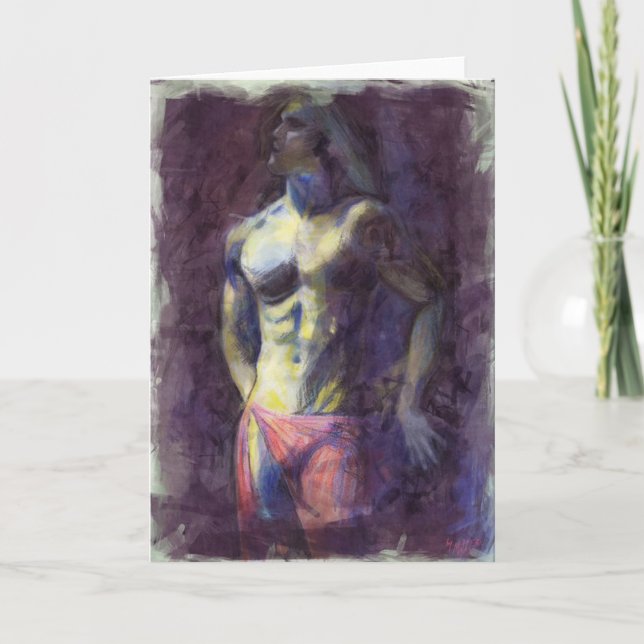 Tarjeta Festiva Arte gay (Anverso)