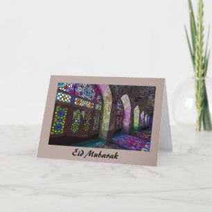 Tarjeta Festiva Arte islámico colorido