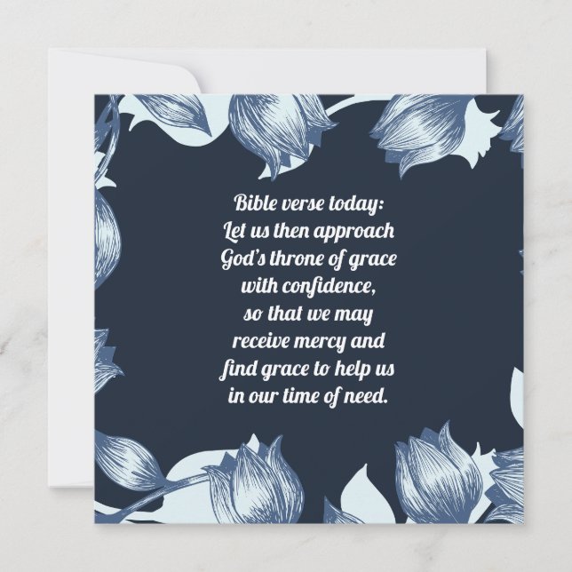 Tarjeta Festiva Arte natural personalizado para decoración serena (Anverso)