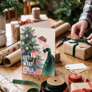 Tarjeta Festiva Arte Pintado con Hilo Regalos Divertidos de Navi