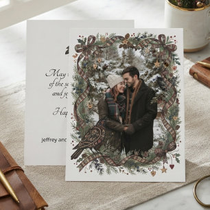Tarjeta Festiva Arte Popular Gótico de Cuervo Fiesta