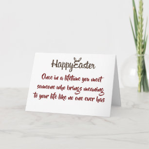 TARJETA FESTIVA ARTE SUECO, MARIDO, AMOR DE MI VIDA EN "EASTER"