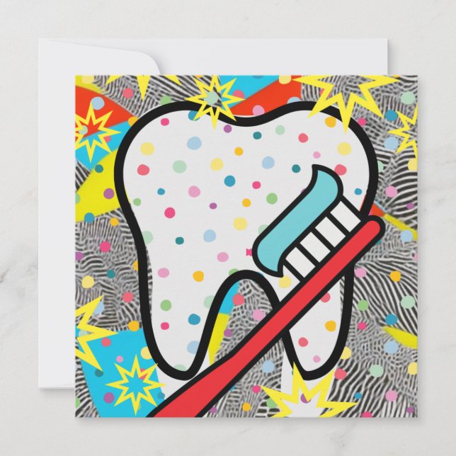 Tarjeta Festiva Artes dentales (Anverso)