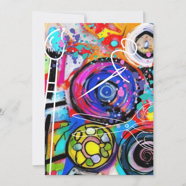 Tarjeta Festiva Artes y artesanías (Anverso)