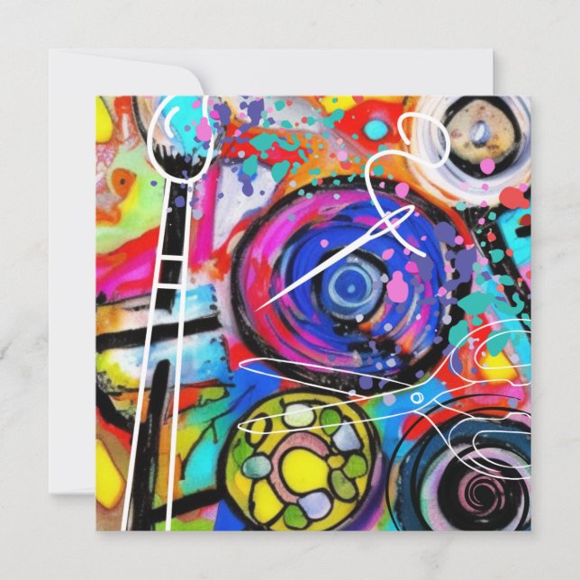 Tarjeta Festiva Artes y artesanías (Anverso)