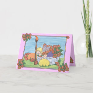 Tarjeta Festiva Artista de Pascua