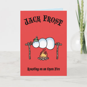 Tarjeta Festiva Asación de Jack Frost