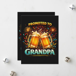 Tarjeta Festiva Ascendido a Abuelo Futuro