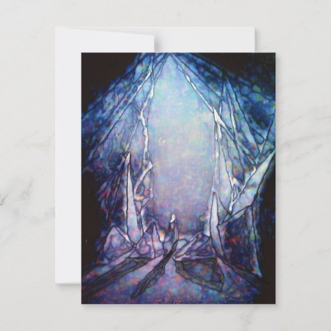 Tarjeta Festiva Ascensión Fantasía (Anverso)