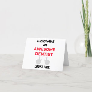 Tarjeta Festiva Así Es Como Se Ve Un Increíble Dentista 2