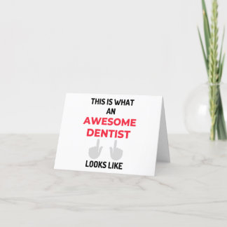 Tarjeta Festiva Así Es Como Se Ve Un Increíble Dentista 2