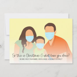 Tarjeta Festiva Así que estos son Navidades lo que han hecho.