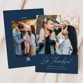 Tarjeta Festiva Así que gracias a la marina 2 foto Día de Acción d