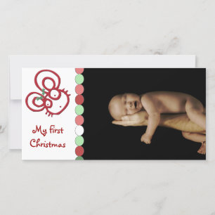 Tarjeta Festiva Así que los Navidades más curos rozan mi primera N