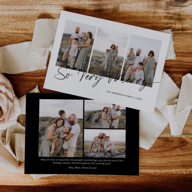 Tarjeta Festiva Así Que Navidades De Guión Muy Modernos Y Elegante (Subido por el creador)