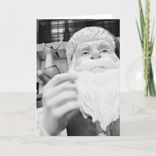 Tarjeta Festiva Asia, Japón, Tokio. Papá Noel en Ikebukuro