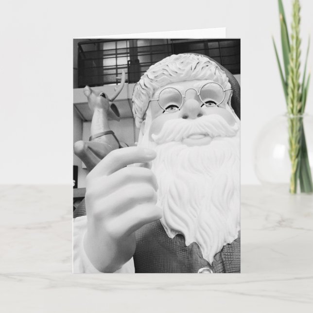 Tarjeta Festiva Asia, Japón, Tokio. Papá Noel en Ikebukuro (Anverso)