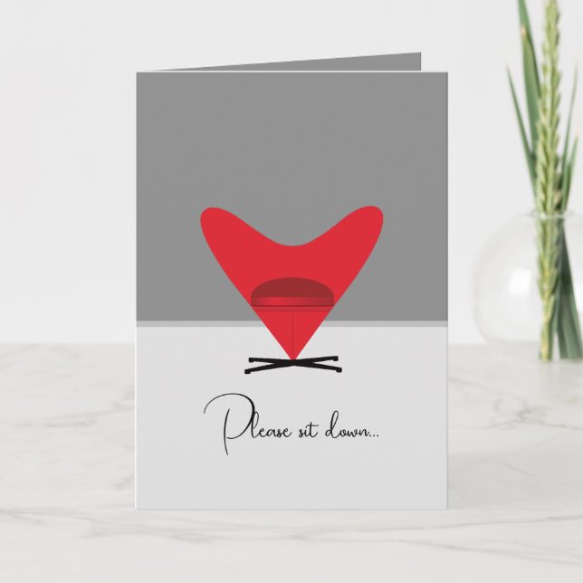 Tarjeta Festiva Asiento de amor (Anverso)