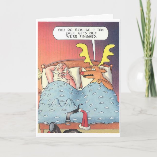 Tarjeta Festiva Asunto de Santa (Anverso)