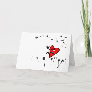 Tarjeta Festiva ataque cardíaco